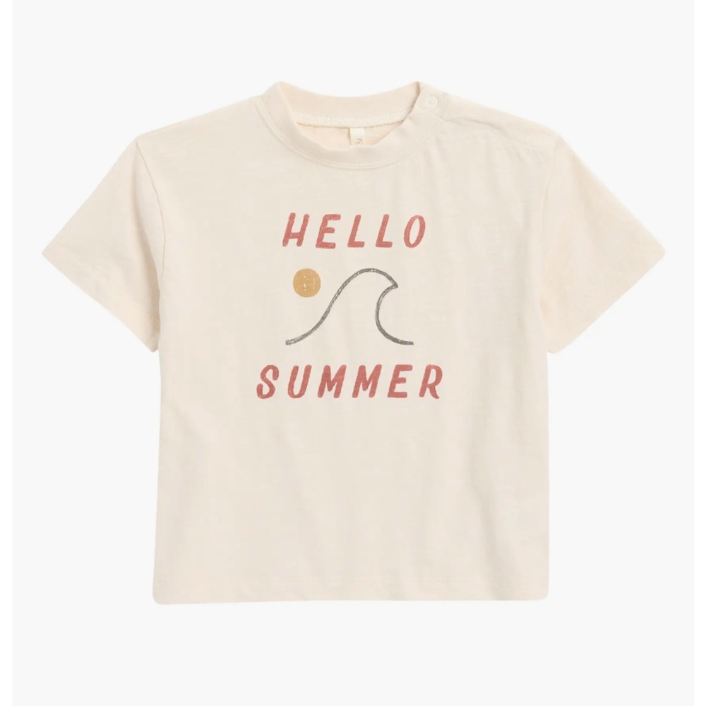 Rylee + Cru Cream 'Hello Summer' Tee